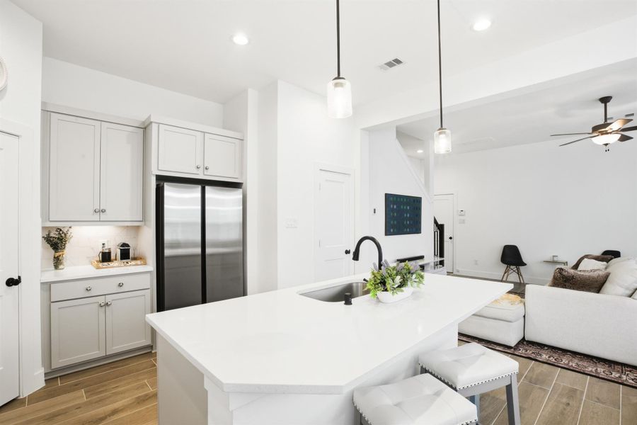 Furnished interior view inside a new home in , Cypress (Image 10).