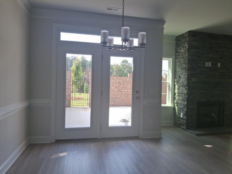 Spacious, unfurnished interior of a new home in Weybridge, Burlington (Image 17). Spacious, unfurnished interior of a new home in Weybridge, Burlington (Image 17).