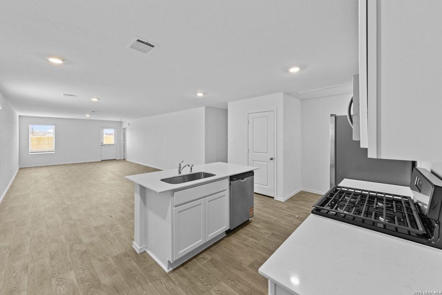 Furnished interior view inside a new home in Hickory Ridge, Elmendorf (Image 10).