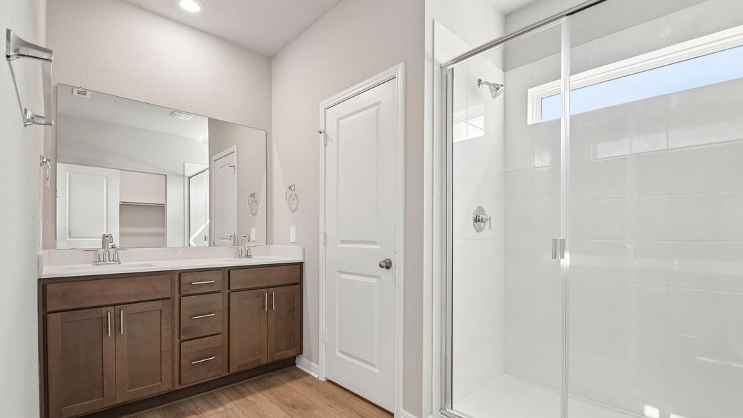 Furnished interior view inside a new home in Carillon, Manor (Image 7).