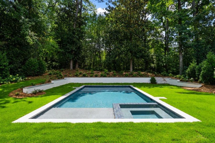 Exterior details and patio area of a home in , Atlanta (Image 3). Exterior details and patio area of a home in , Atlanta (Image 3).