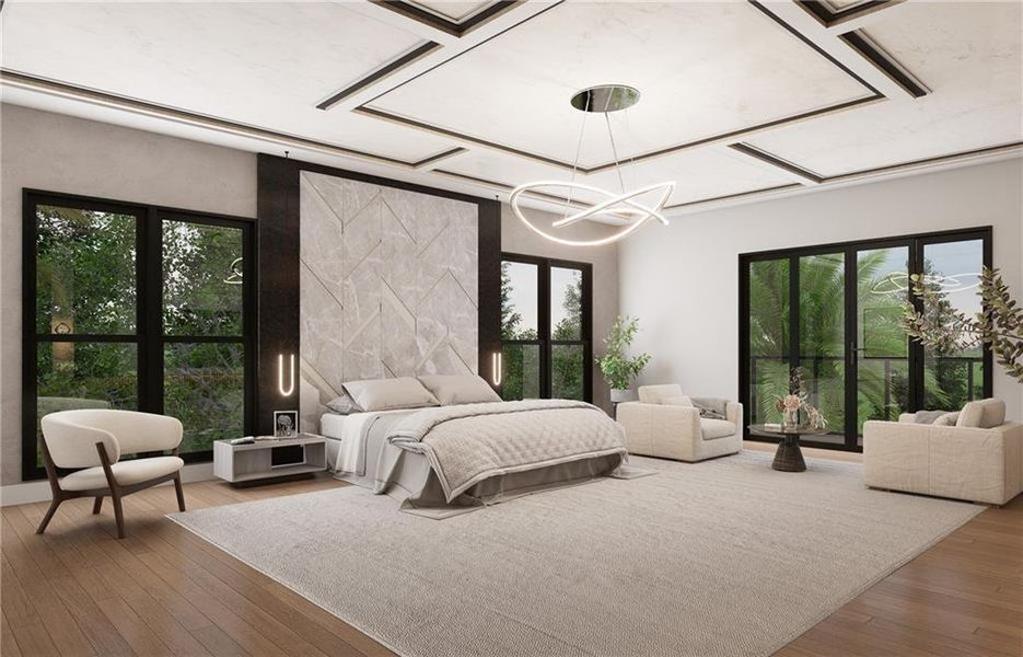 Furnished interior view inside a new home in , Fairburn (Image 26).