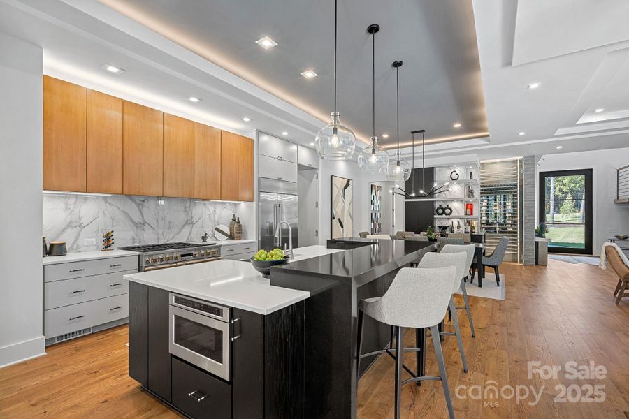 Furnished interior view inside a new home in , Davidson (Image 37).