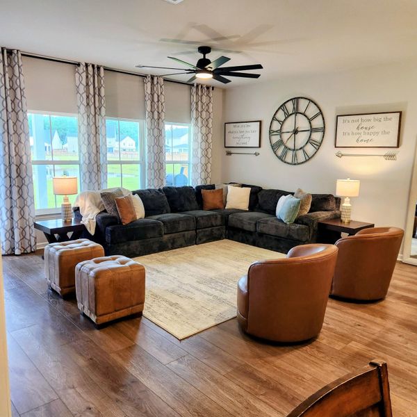 Furnished interior view inside a new home in , Summerville (Image 30). Furnished interior view inside a new home in , Summerville (Image 30).