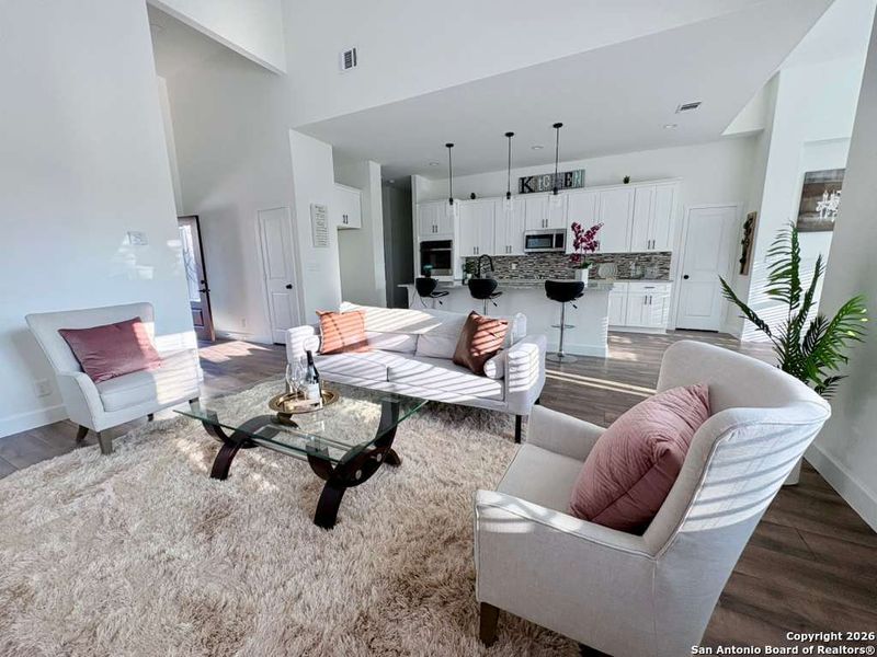 Furnished interior view inside a new home in , Spring Branch (Image 13).