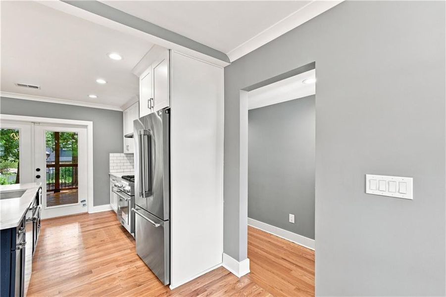 Furnished interior view inside a new home in , Atlanta (Image 10). Furnished interior view inside a new home in , Atlanta (Image 10).