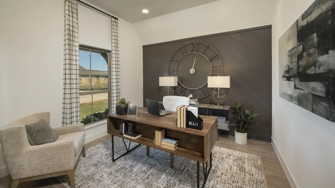 Furnished interior view inside a new home in Silo Mills, Cleburne (Image 14). Furnished interior view inside a new home in Silo Mills, Cleburne (Image 14).
