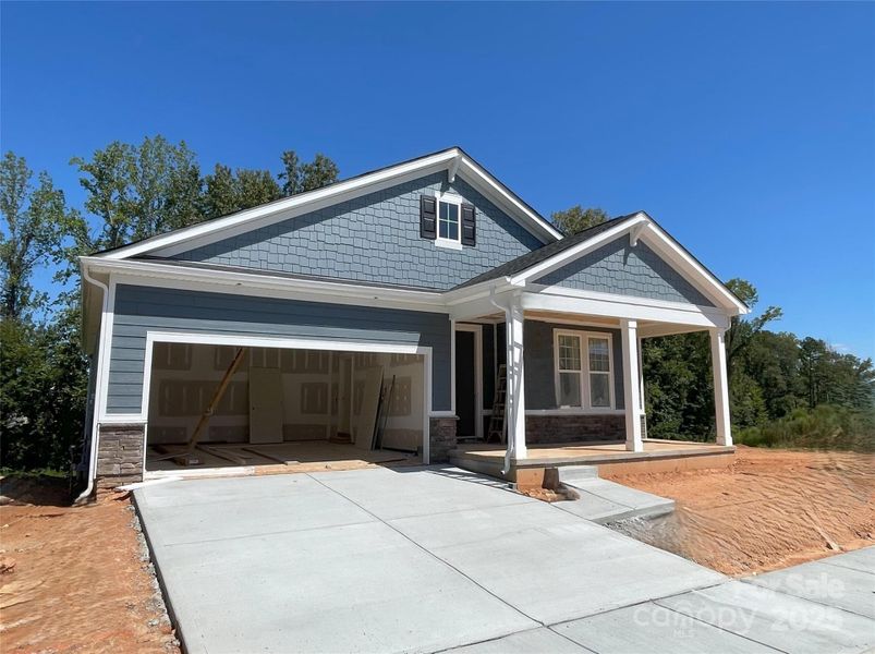 Front exterior of a new home in , Cramerton, NC, highlighting curb appeal (Image 14). Front exterior of a new home in , Cramerton, NC, highlighting curb appeal (Image 14).