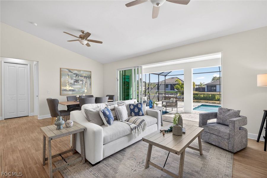 Furnished interior view inside a new home in Cape Coral, Cape Coral (Image 5). Furnished interior view inside a new home in Cape Coral, Cape Coral (Image 5).