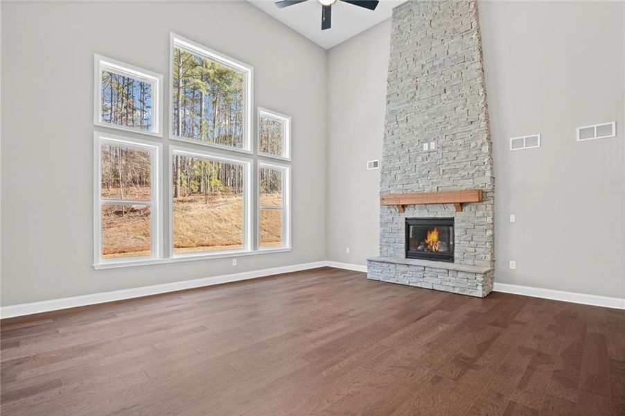 Spacious, unfurnished interior of a new home in Governor’s Preserve, Canton (Image 19).