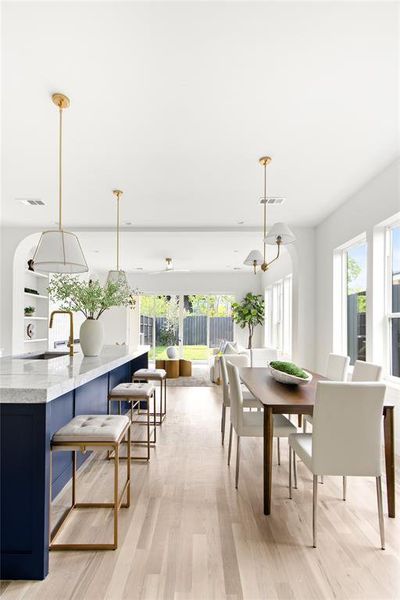 Furnished interior view inside a new home in , Dallas (Image 6).