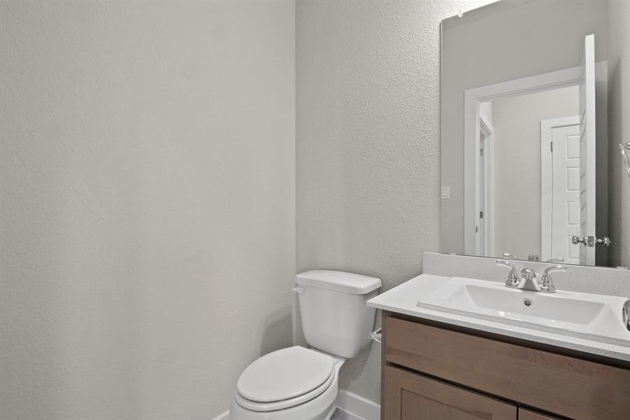 Bathroom in the Willow home plan by Trophy Signature Homes – REPRESENTATIVE PHOTO Bathroom in the Willow home plan by Trophy Signature Homes – REPRESENTATIVE PHOTO