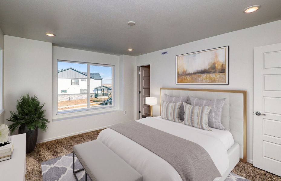 Representative furnished interior of a home built from the Arrabelle by Pulte Homes in Strata, Dacono (Image 6).