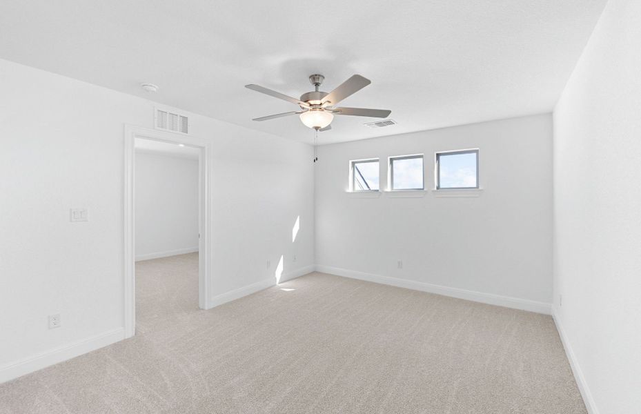 Spacious, unfurnished interior of a new home in Saddleback at Santa Rita Ranch, Liberty Hill (Image 65). Spacious, unfurnished interior of a new home in Saddleback at Santa Rita Ranch, Liberty Hill (Image 65).