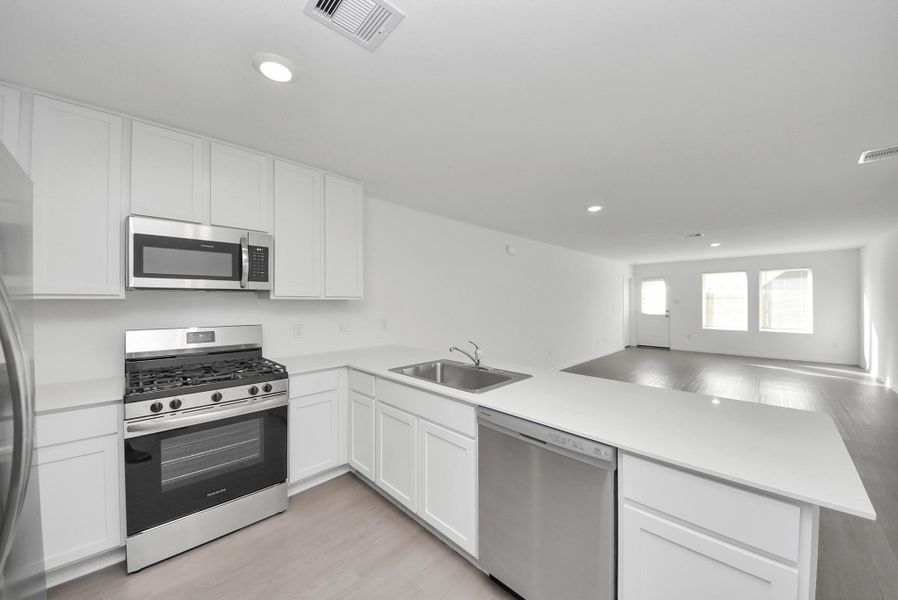 Furnished interior view inside a new home in , Katy (Image 5). Furnished interior view inside a new home in , Katy (Image 5).