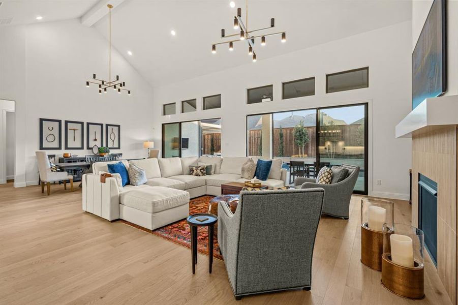 Furnished interior view inside a new home in Trophy Club, Trophy Club (Image 16).