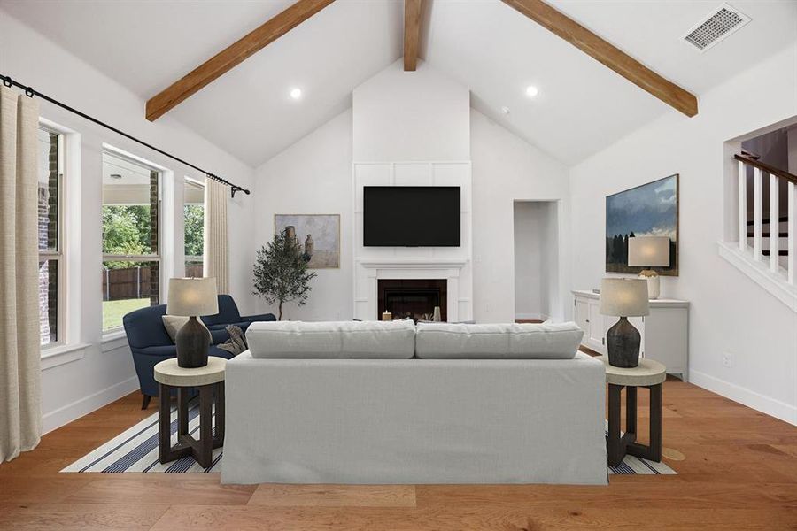 Furnished interior view inside a new home in Lincoln Pointe, Van Alstyne (Image 25). Furnished interior view inside a new home in Lincoln Pointe, Van Alstyne (Image 25).