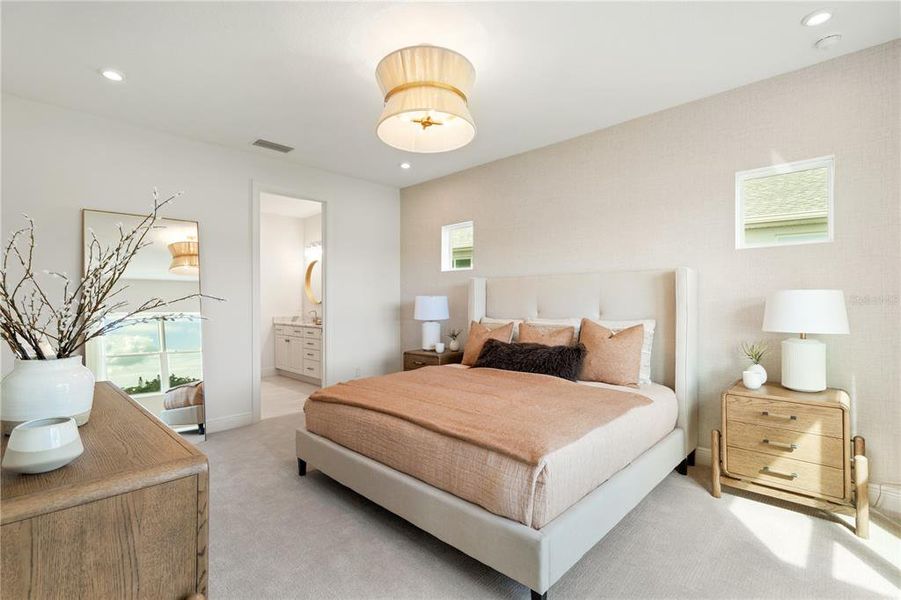 Furnished interior view inside a new home in North River Ranch -  Longmeadow, Parrish (Image 6).