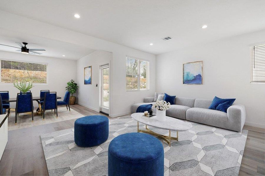 Furnished interior view inside a new home in , Lago Vista (Image 11).