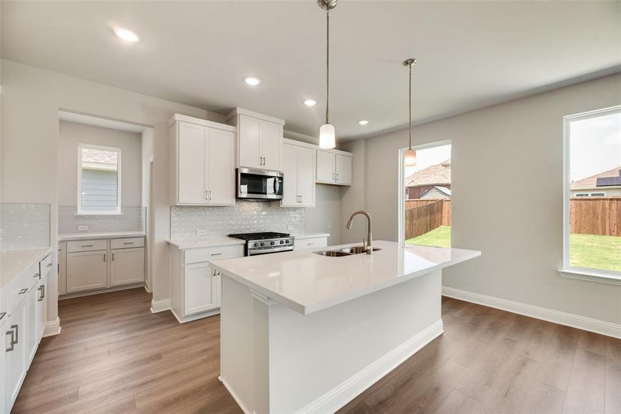 Furnished interior view inside a new home in Creekside of Crowley, Crowley (Image 10).