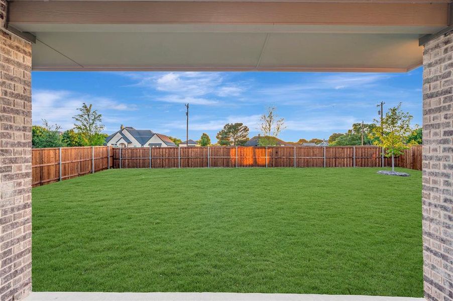 Exterior details and patio area of a home in Lilyana, Celina (Image 3).