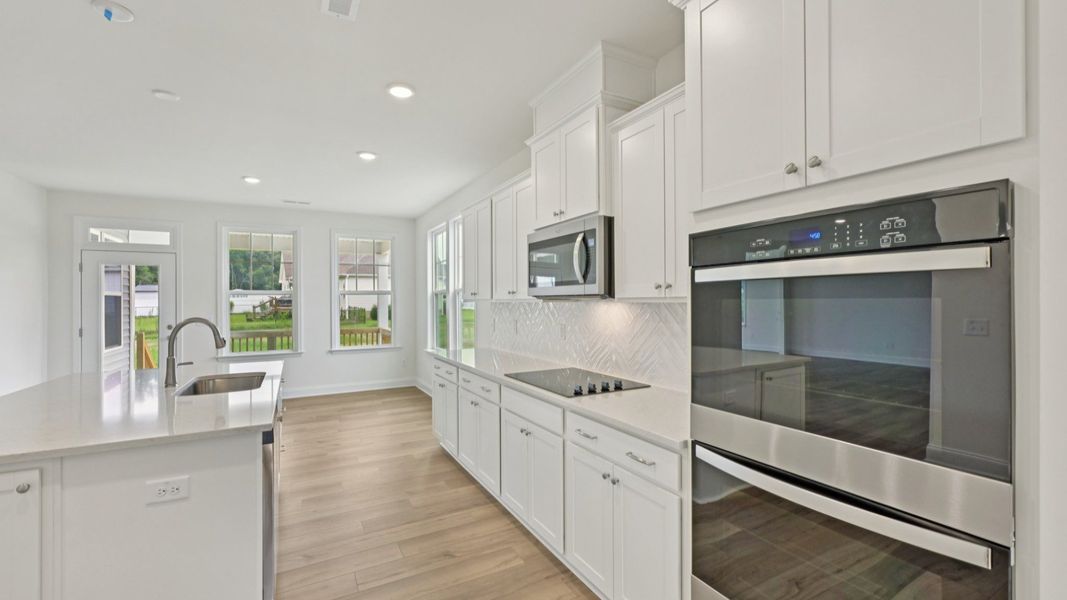 Representative furnished interior of a home built from the Stonehaven by DRB Homes in Campbell Ridge, Angier (Image 13).