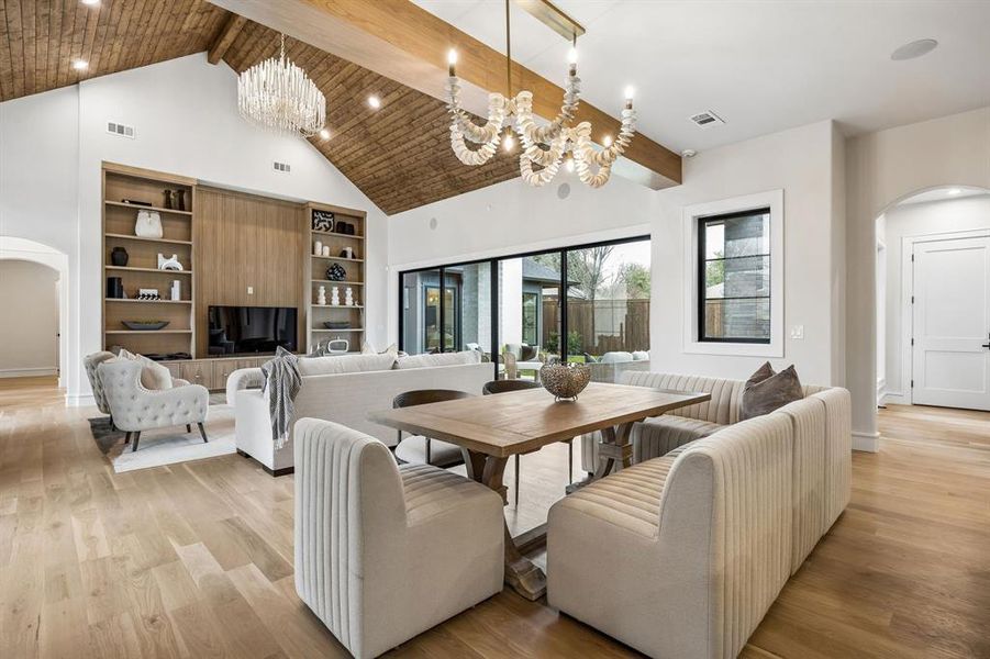 Furnished interior view inside a new home in , Dallas (Image 11). Furnished interior view inside a new home in , Dallas (Image 11).