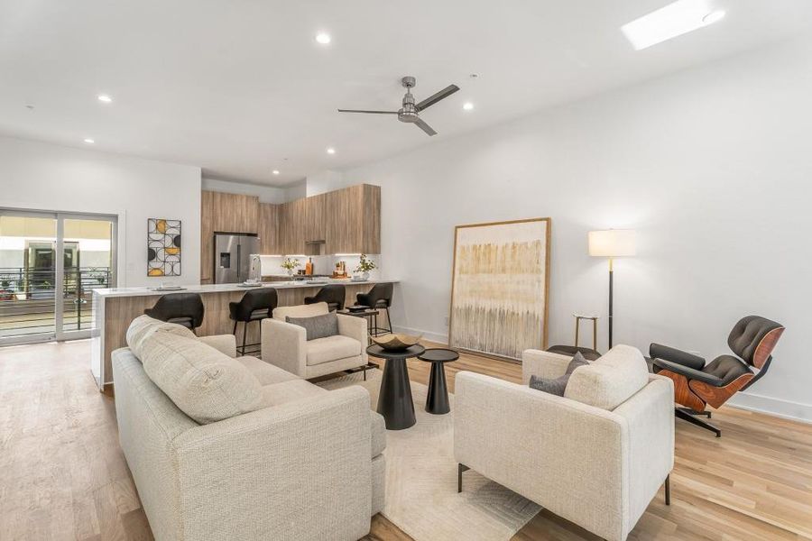 Furnished interior view inside a new home in Freedom Townhomes, Atlanta (Image 6).