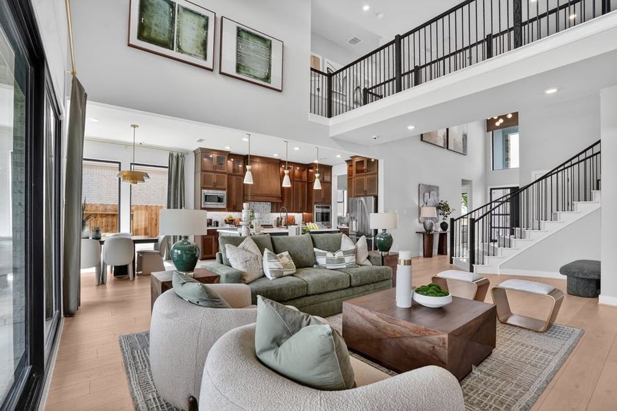 Representative furnished interior of a home built from the Vincent by Taylor Morrison in Ryehill, Rosenberg (Image 16).