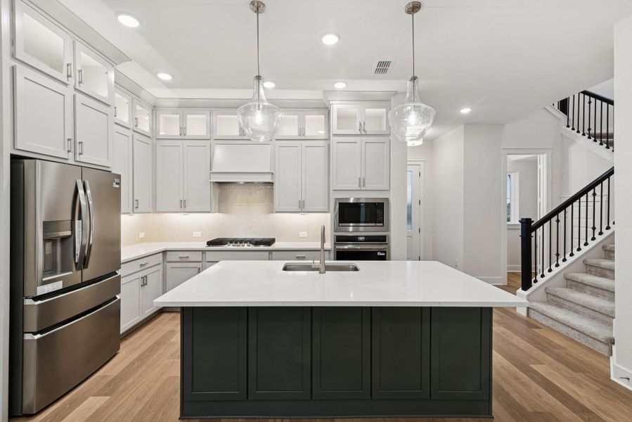 Furnished interior view inside a new home in , Katy (Image 10).