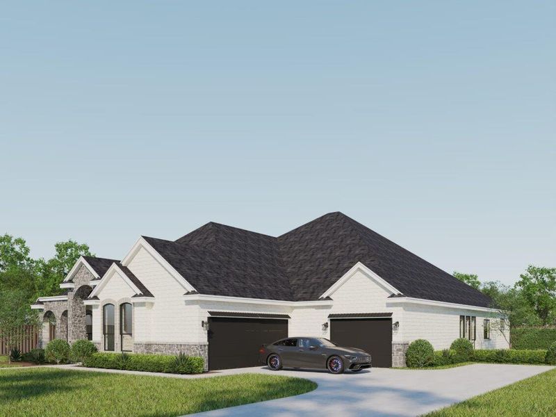 Rendering of to-be-built home
