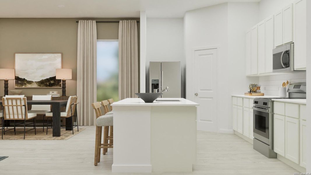 Furnished interior view inside a new home in Brookmill, San Antonio (Image 25).