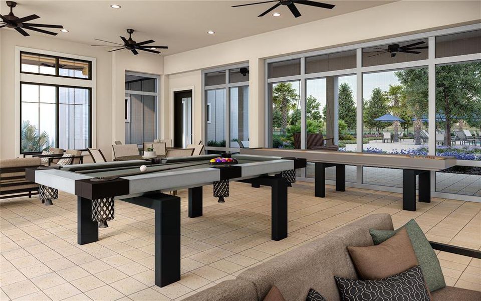 Furnished interior view inside a new home in Caldera, Spring Hill (Image 5).