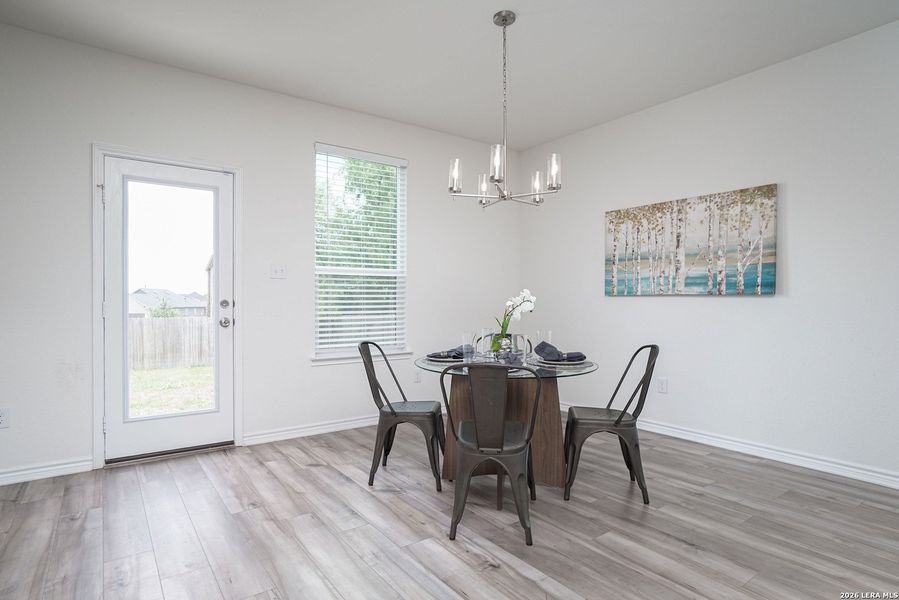 Furnished interior view inside a new home in Parklands, Schertz (Image 13).
