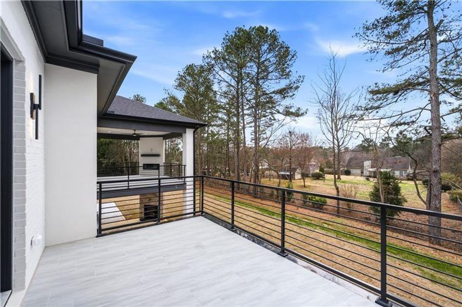 Exterior details and patio area of a home in , Buford (Image 30).