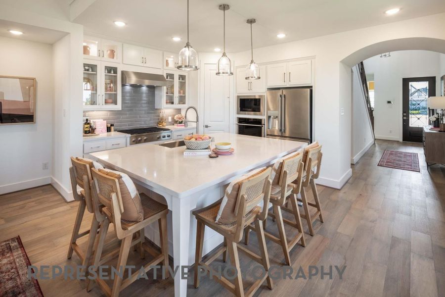 Furnished interior view inside a new home in Brookewater, Rosenberg (Image 9).