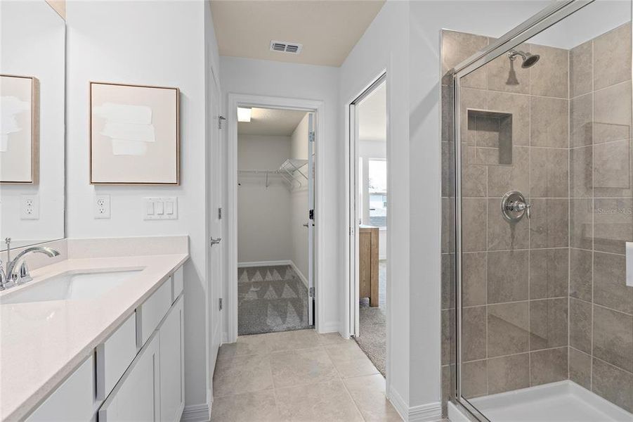 Furnished interior view inside a new home in EverBe, Orlando (Image 30). Furnished interior view inside a new home in EverBe, Orlando (Image 30).