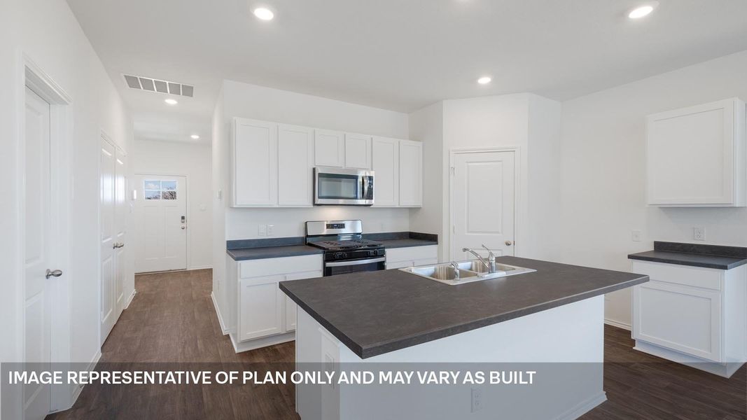 Furnished interior view inside a new home in Valverde, Bastrop (Image 5).