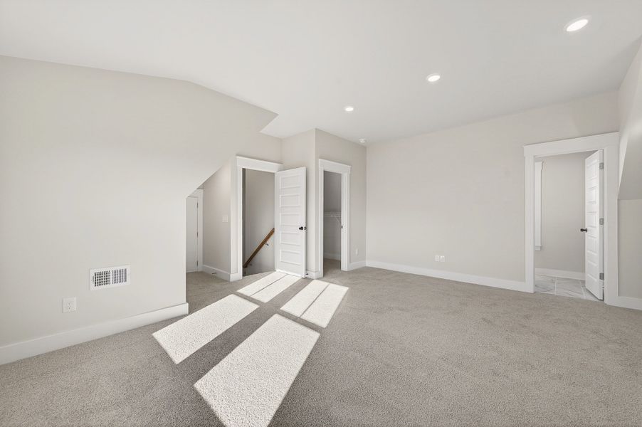 Representative unfurnished interior of a home built from the Beckham by Hunter Quinn Homes in Beaufort County Homes, Beaufort (Image 23). Representative unfurnished interior of a home built from the Beckham by Hunter Quinn Homes in Beaufort County Homes, Beaufort (Image 23).