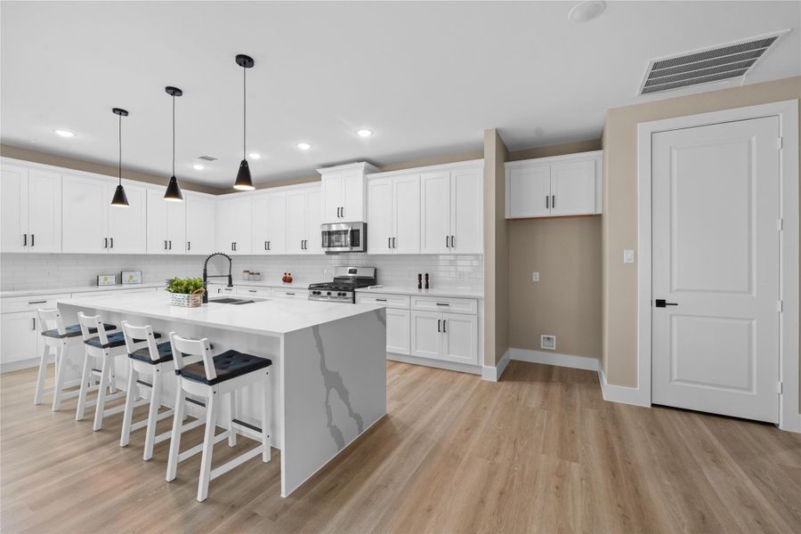 Furnished interior view inside a new home in , Spring (Image 3).