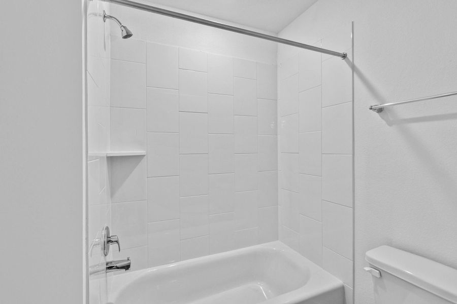 Furnished interior view inside a new home in Grand West, Houston (Image 9).