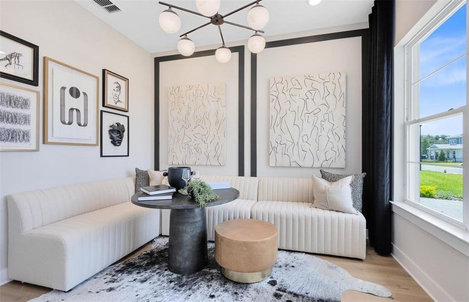 Furnished interior view inside a new home in Parkside Trails, Clermont (Image 5).