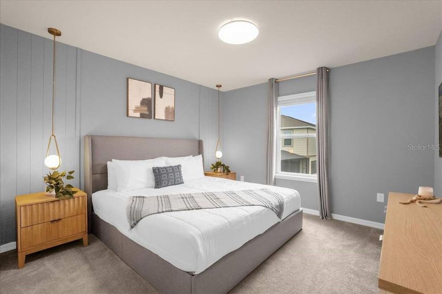 Furnished interior view inside a new home in , Clermont (Image 10).