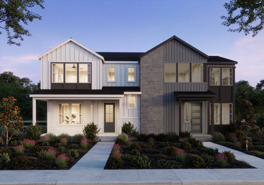 Representative exterior photo of a completed home built from the 2 by Trumark Homes in Trumark Homes at Sterling Ranch, Littleton, CO (Image 12).