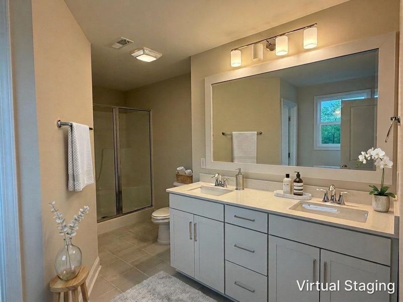 Furnished interior view inside a new home in Sawyer’s Run, Hampstead (Image 8).