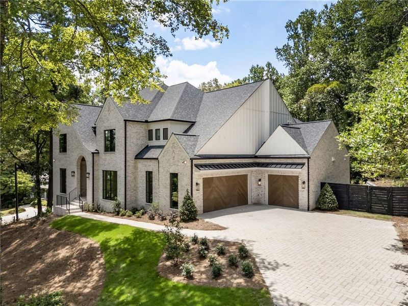 Front exterior of a new home in , Atlanta, GA, highlighting curb appeal (Image 31). Front exterior of a new home in , Atlanta, GA, highlighting curb appeal (Image 31).