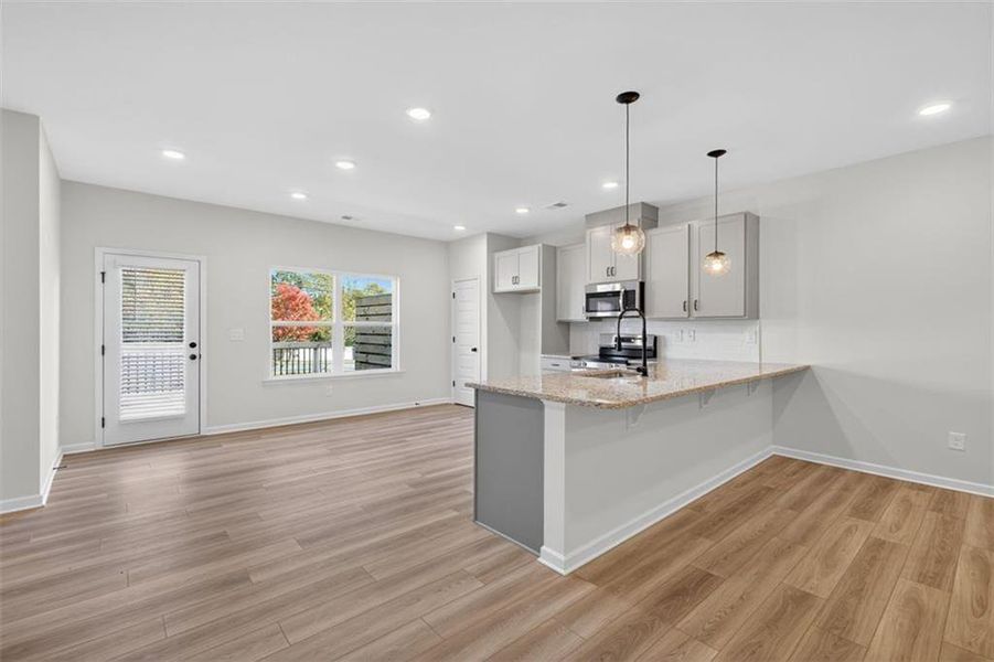 Furnished interior view inside a new home in Franklin Manor, Lawrenceville (Image 13). Furnished interior view inside a new home in Franklin Manor, Lawrenceville (Image 13).
