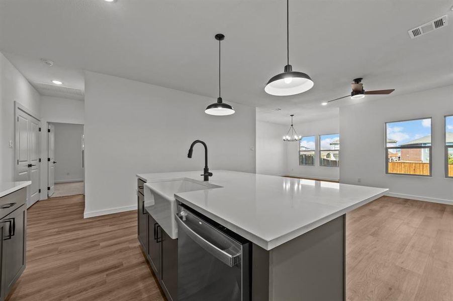 Furnished interior view inside a new home in Caldwell Lakes, Dallas (Image 6). Furnished interior view inside a new home in Caldwell Lakes, Dallas (Image 6).