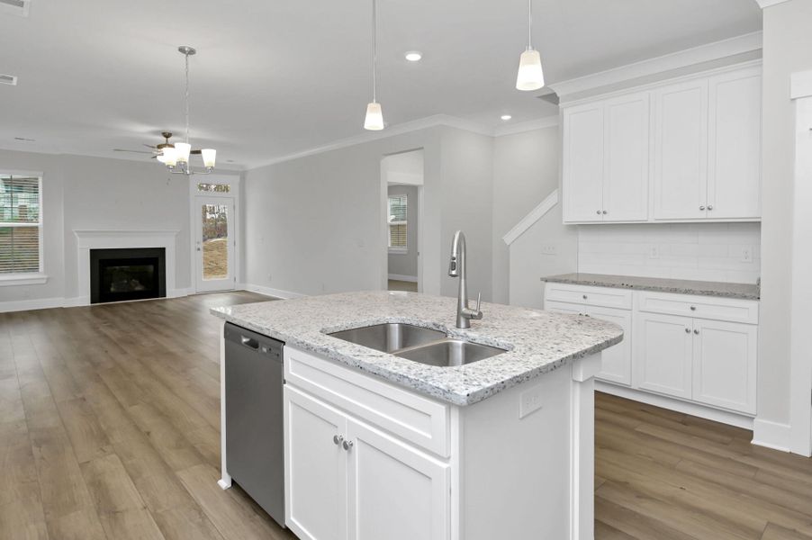 Furnished interior view inside a new home in Ashton Lakes, Lexington (Image 10).