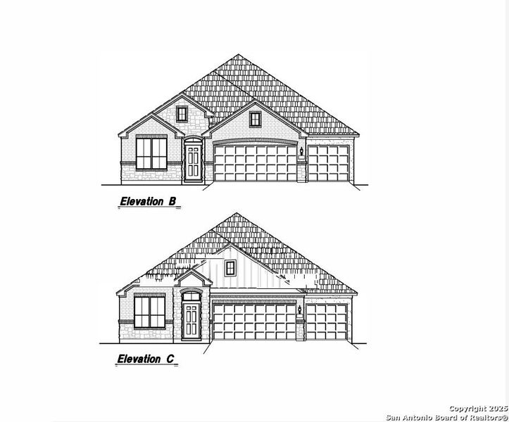 Exterior rendering of this home design in The Parklands, Schertz, TX (Image 1). Exterior rendering of this home design in The Parklands, Schertz, TX (Image 1).